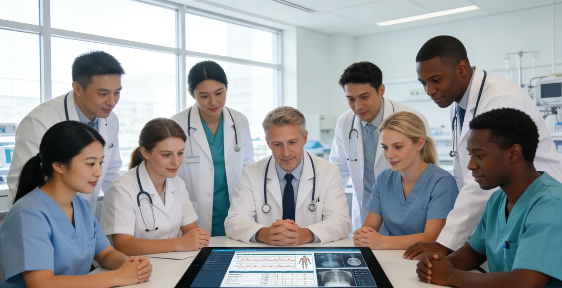 专业医疗团队协作场景 - CancerCura