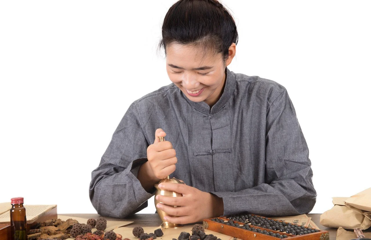 TCM herbal supplement set